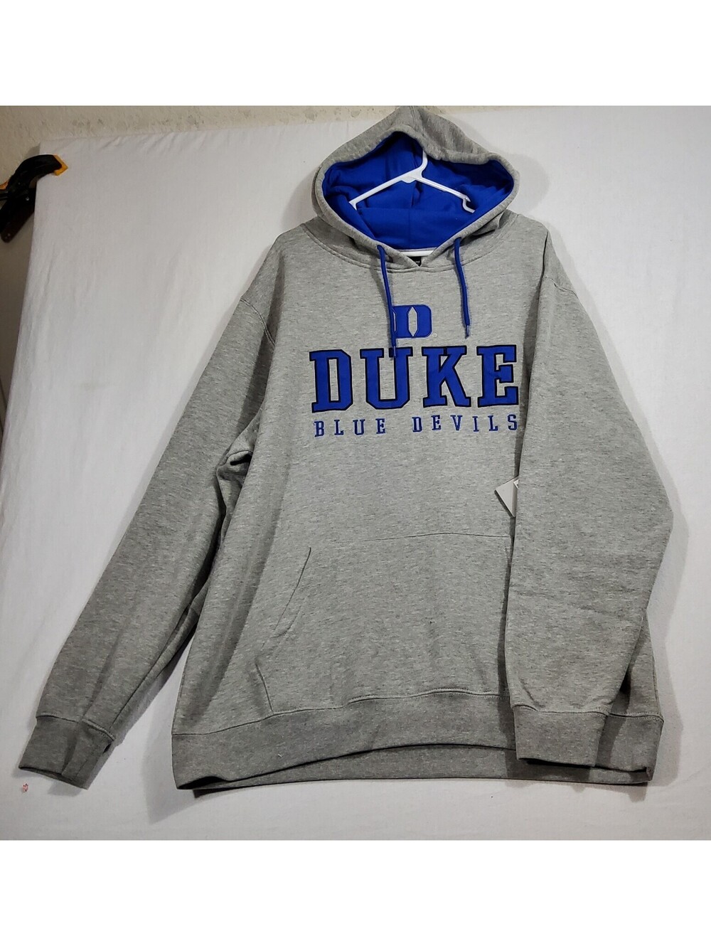 Colosseum Duke Pullover Hoodie Sweatshirt Men's XXL Gray Fan Gear